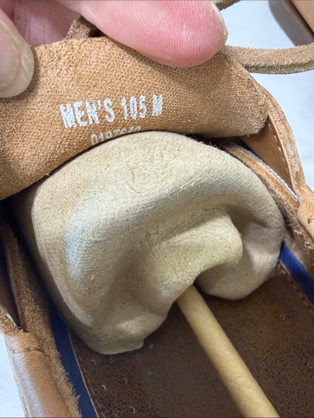 Sperry Tan Leather Classic Moc Boat Shoes - Picture 4 of 5